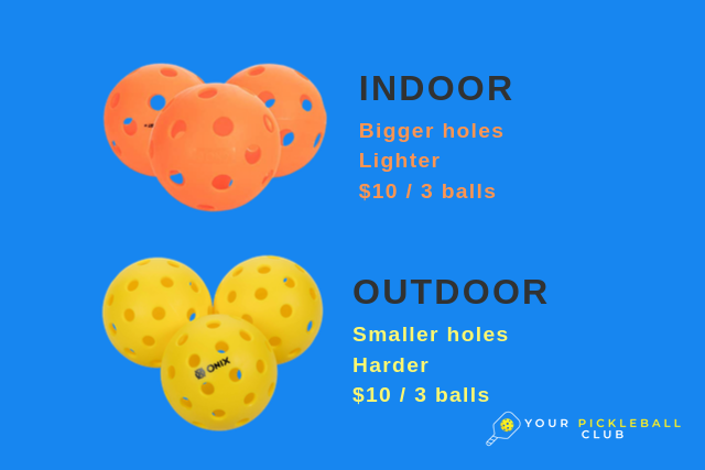 Pickleball Balls Indoor Outdoor